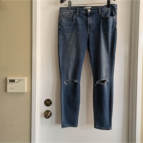 Current Elliott distressed denim jeans - Picture 1 of 8